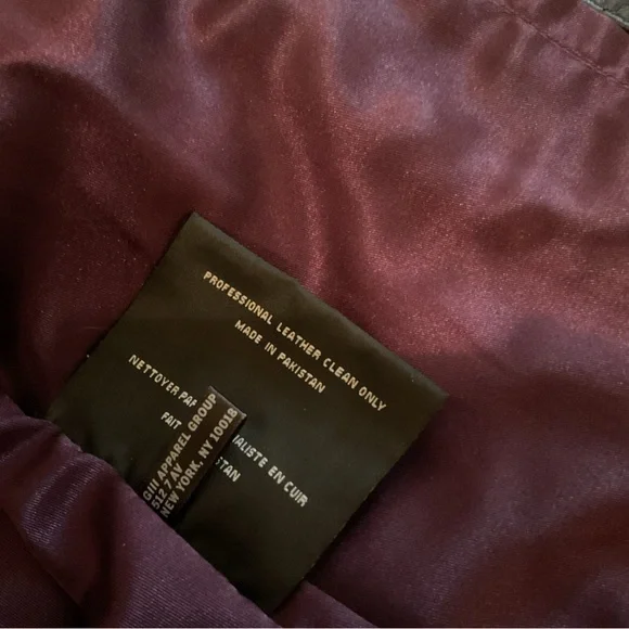 Marc Jacobs Andrew Marc Nicki Leather Bomber Jacket Size Small NWT Never Worn - Picture 4 of 7